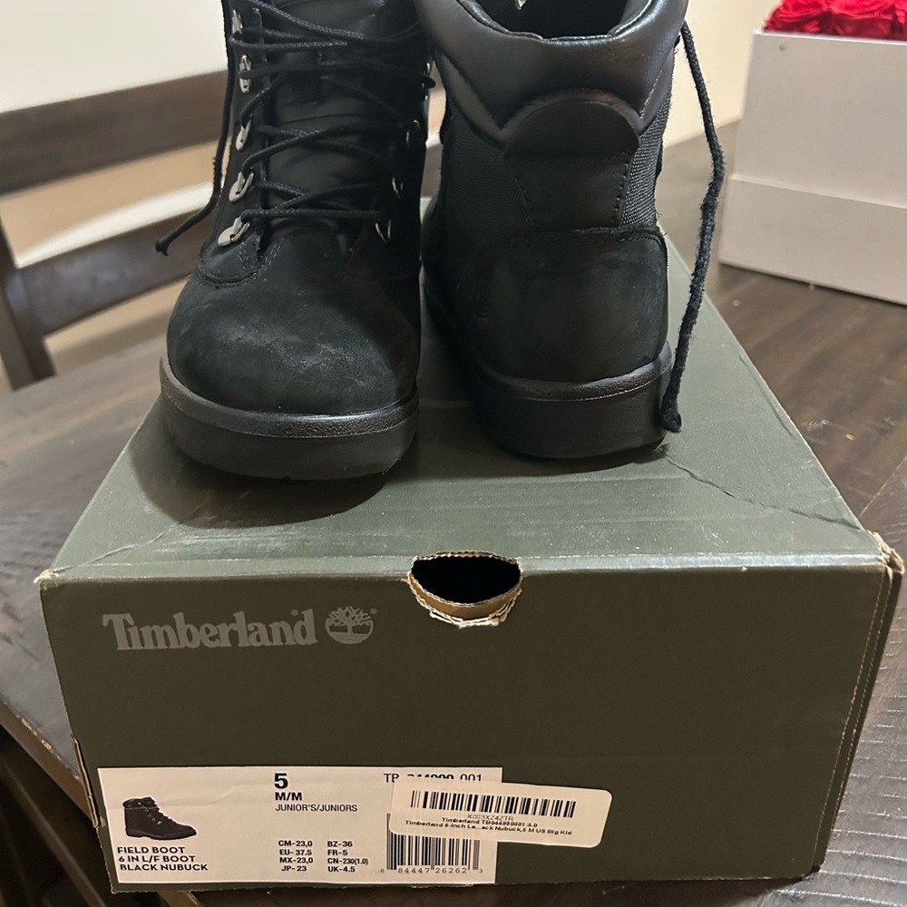 Timberland Black Field Boots